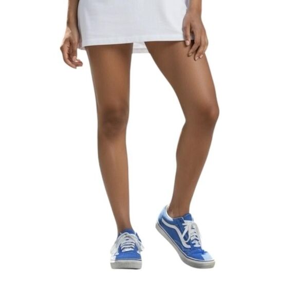 Vans Old Skool Shoes Womens Sz 10.5 Blue White Skate Low Top Canvas Suede 507698 - Picture 1 of 12